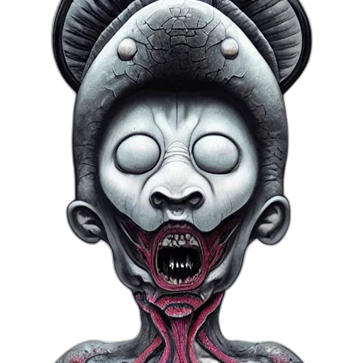 mask, creature, face, concept art, 3d render, comic book art, photorealistic, naraka transparent PNG cut-out