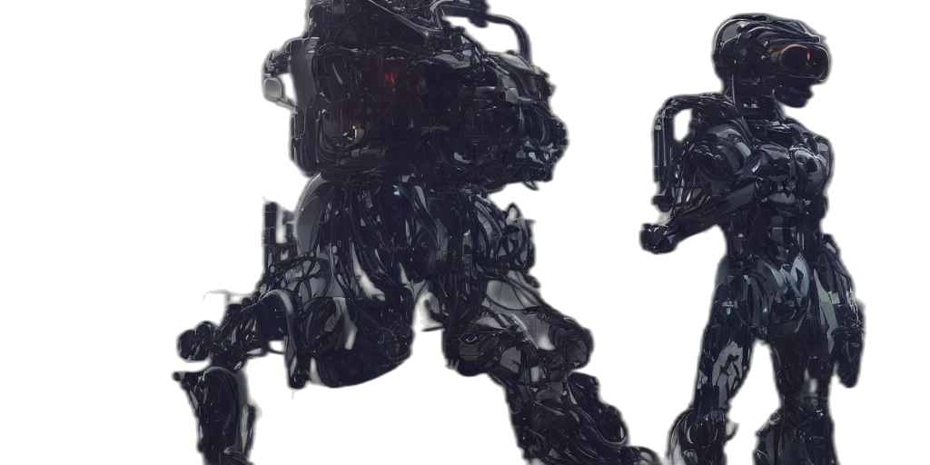 robot, weapon, creature, concept art transparent PNG cut-out