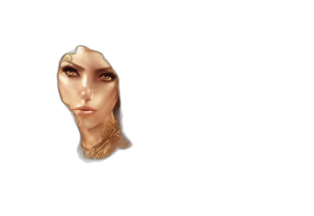 face, jewelry, mask, crown transparent PNG cut-out