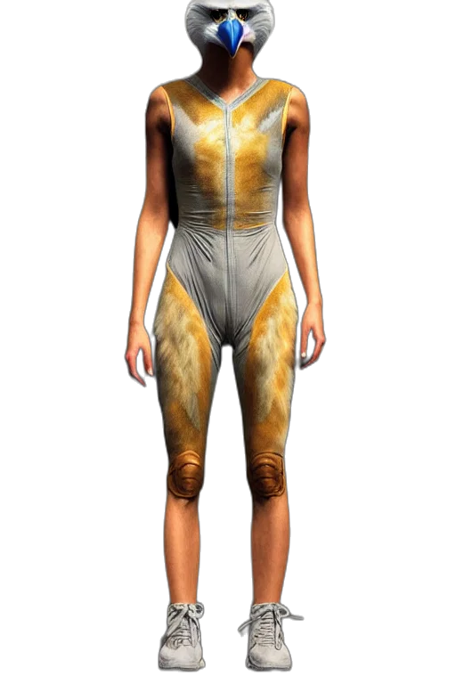 dress, 3d render, concept art, cyberpunk, photorealistic, golden, earth tones, epic transparent PNG cut-out