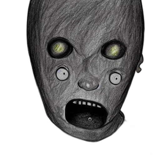 mask, face, creature, staff transparent PNG cut-out
