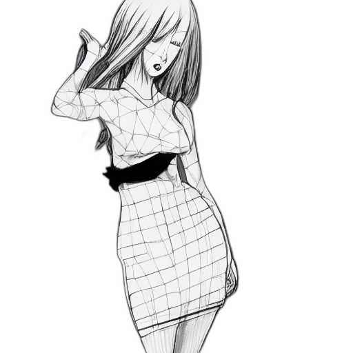 dress, staff, jacket, cartoon transparent PNG cut-out