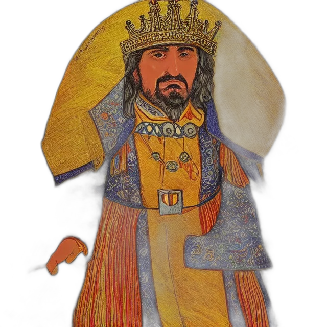 crown, staff, mask, face transparent PNG cut-out