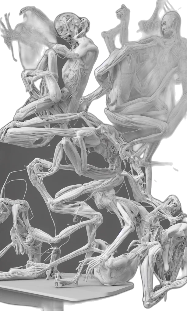 robot, creature, dragon, hair transparent PNG cut-out