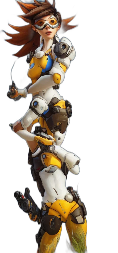 robot, weapon, staff, jacket transparent PNG cut-out