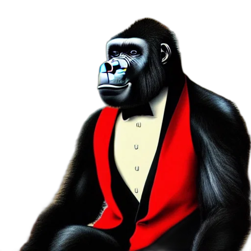 animal, jacket, concept art, photorealistic transparent PNG cut-out