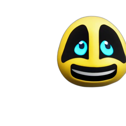 face, mask, robot, staff, 3d render, cartoon, sad, emoji transparent PNG cut-out