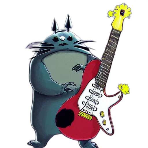 animal, jacket, staff, cartoon, concept art, dracula, totoro, playing transparent PNG cut-out