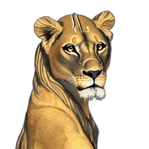 animal, crown, staff, jewelry transparent PNG cut-out