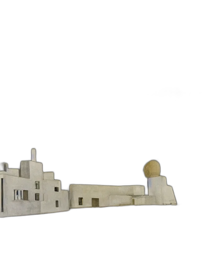 building, 3d render, concept art, stunning transparent PNG cut-out