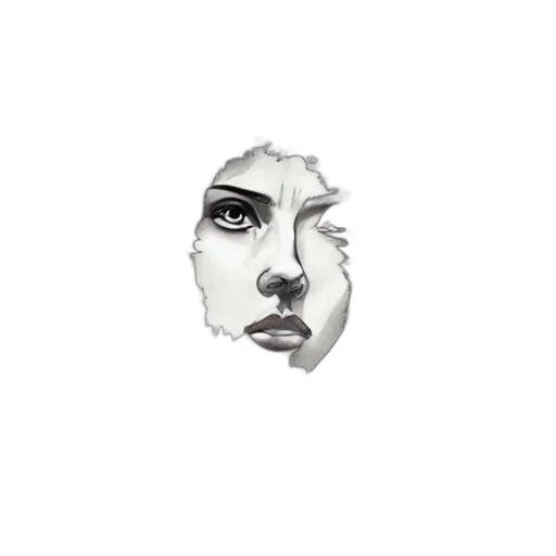 face, mask, jewelry, crown, pixel art, photorealistic, pencil sketch, fantasy art transparent PNG cut-out