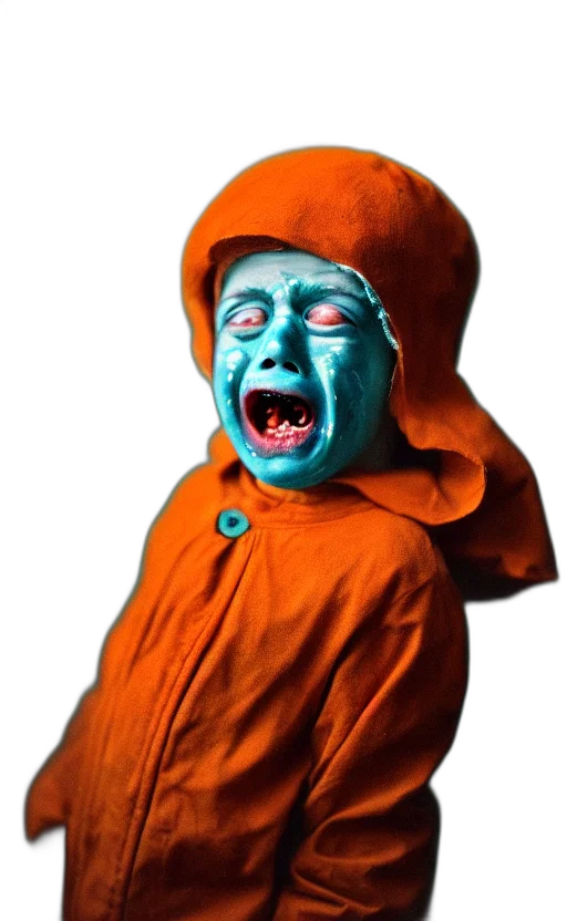 mask, creature, face, staff transparent PNG cut-out
