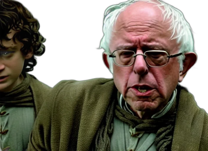 film, still, bernie, sanders transparent PNG cut-out