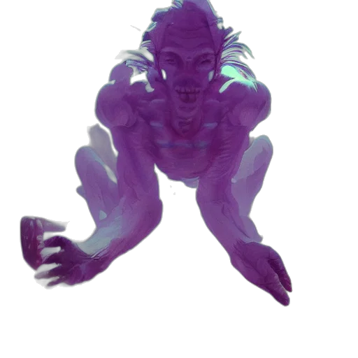 creature, mask, face, staff, concept art, 3d render, fantasy art, comic book art transparent PNG cut-out