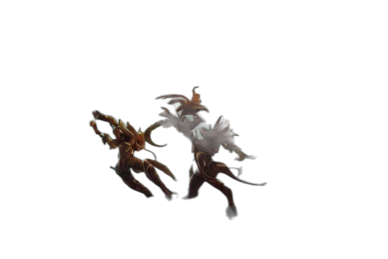 dragon, creature, staff, weapon transparent PNG cut-out
