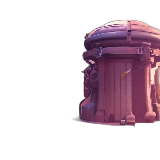 crown, weapon, hat, robot, 3d render, concept art, pixel art, vaporwave transparent PNG cut-out