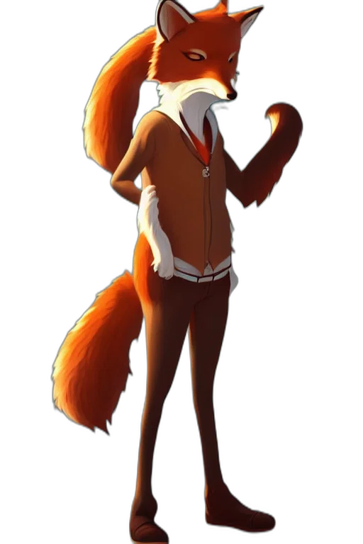 staff, animal, jacket, creature, concept art, cartoon, pixel art, 3d render transparent PNG cut-out
