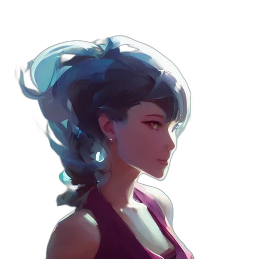 crown, dress, face, staff transparent PNG cut-out