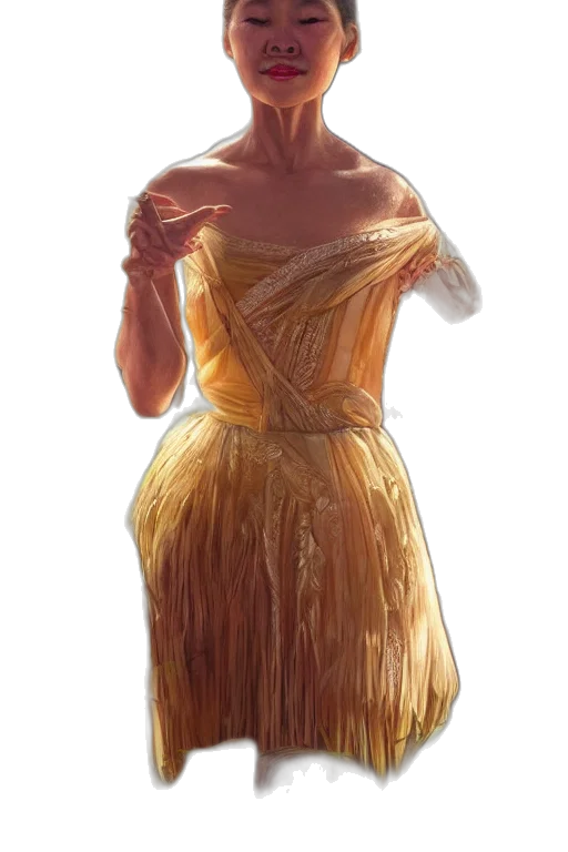dress, crown, jewelry, face transparent PNG cut-out