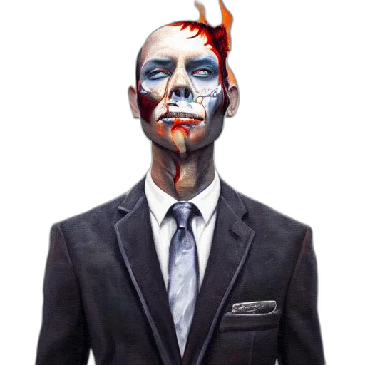 staff, mask, face, jacket transparent PNG cut-out
