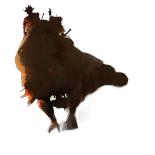animal, creature, hair, crown transparent PNG cut-out
