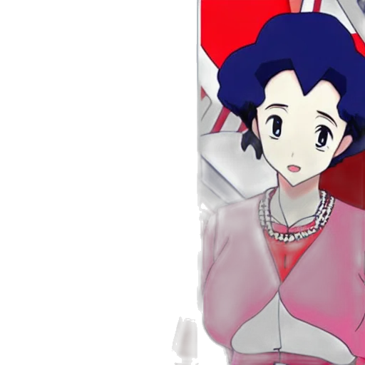 dress, anime, vaporwave, pixel art transparent PNG cut-out