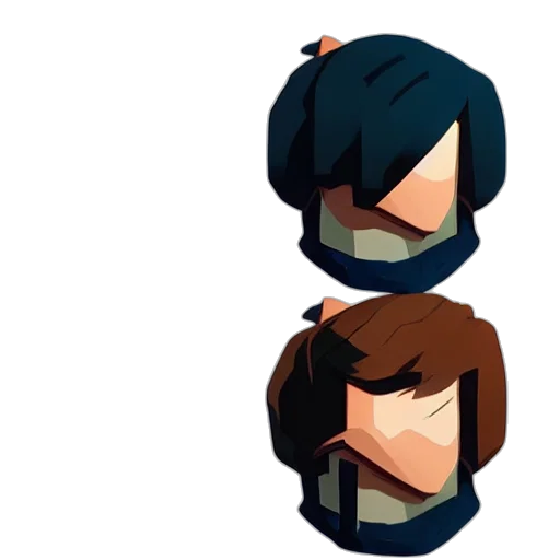 face, jacket, mask, crown transparent PNG cut-out