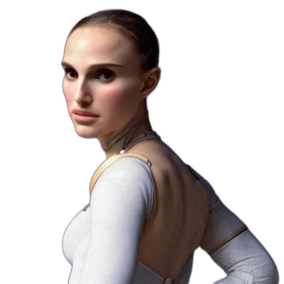 staff, face, dress, jewelry transparent PNG cut-out