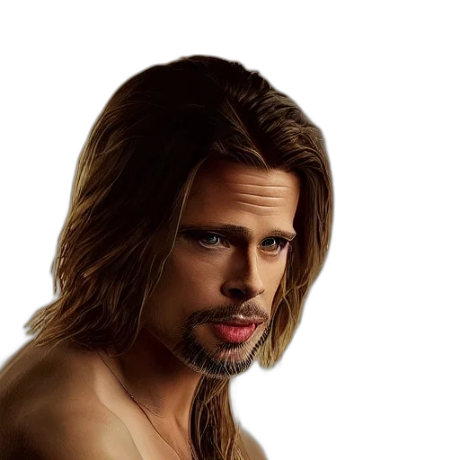 hair, face, photorealistic, fantasy art transparent PNG cut-out
