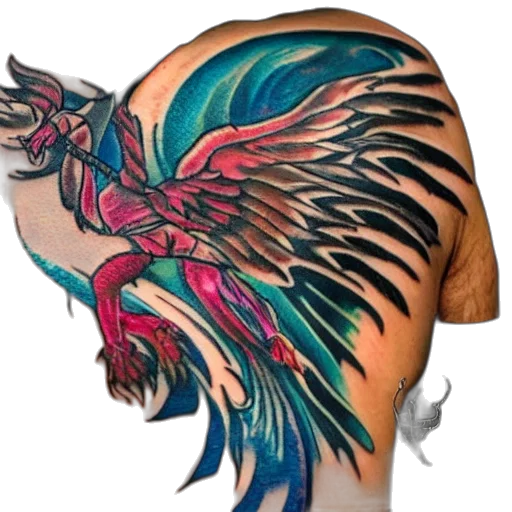 dragon, fantasy art, photorealistic, red transparent PNG cut-out