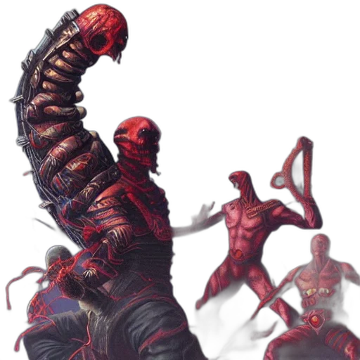 creature, concept art, comic book art, fantasy art transparent PNG cut-out