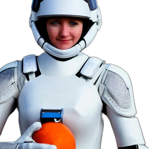 robot, 3d render, concept art, outer space, close, photograph, year, old transparent PNG cut-out