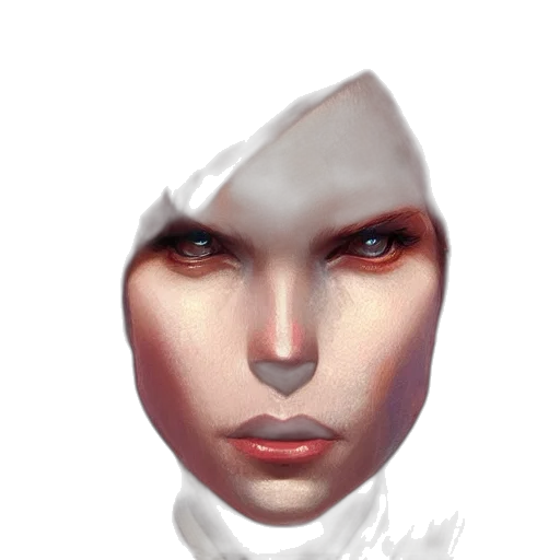 face, mask, hat, crown, concept art, fantasy art, photorealistic, comic book art transparent PNG cut-out