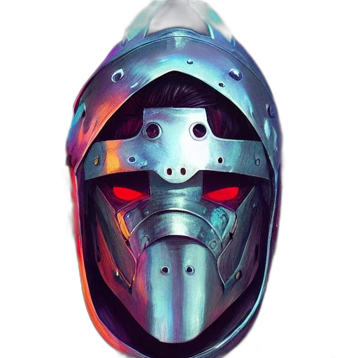 mask, robot, face, weapon transparent PNG cut-out