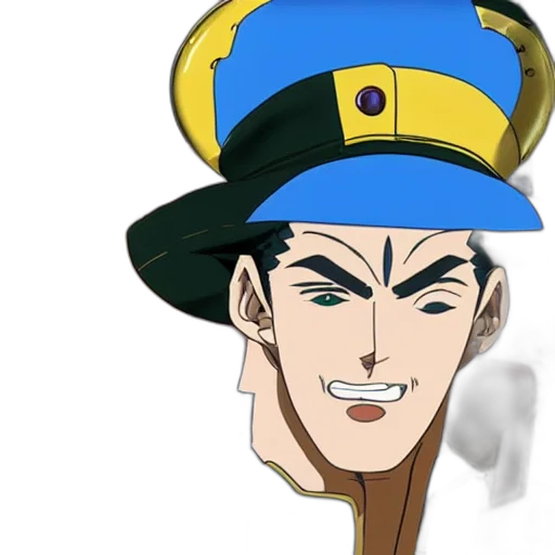 hat, face, staff, crown, anime, cartoon, concept art, comic book art transparent PNG cut-out