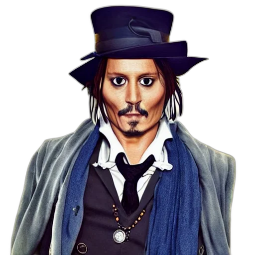 face, hat, staff, cartoon transparent PNG cut-out
