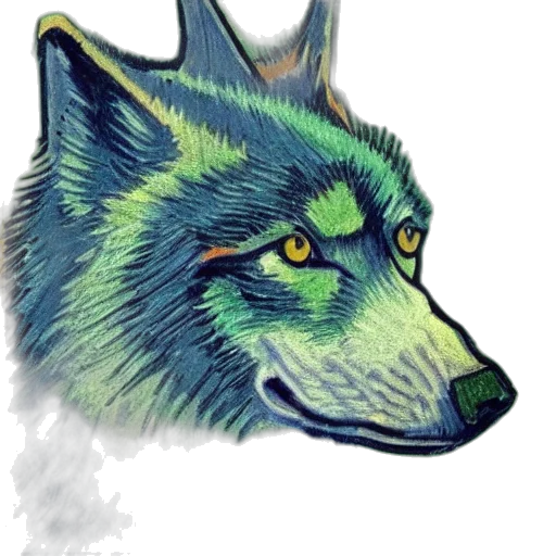 animal, creature, face, staff, watercolor, fantasy art, photorealistic, concept art transparent PNG cut-out