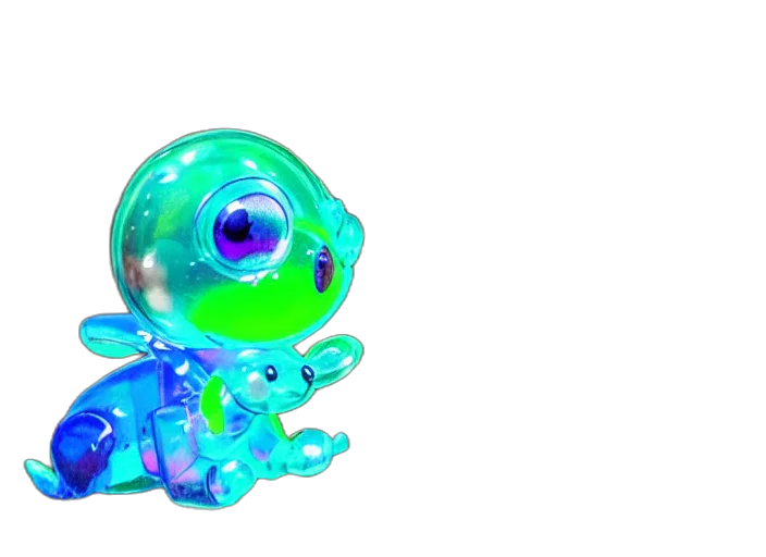 robot, creature, jewelry, 3d render, concept art, vaporwave, photorealistic, outer space transparent PNG cut-out