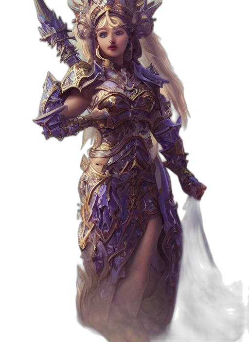 dress, dragon, weapon, staff, fantasy art, concept art, comic book art, photorealistic transparent PNG cut-out