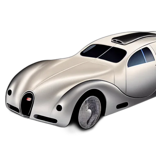 car, 3d render, concept art, photorealistic, futuristic, bugatti, type, atlantic transparent PNG cut-out