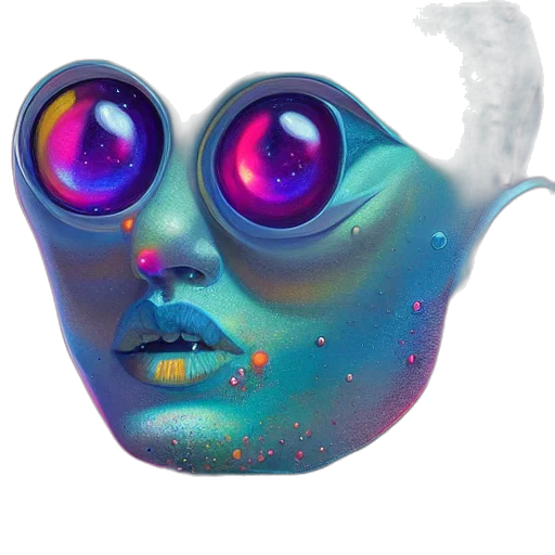 mask, creature, face, robot transparent PNG cut-out