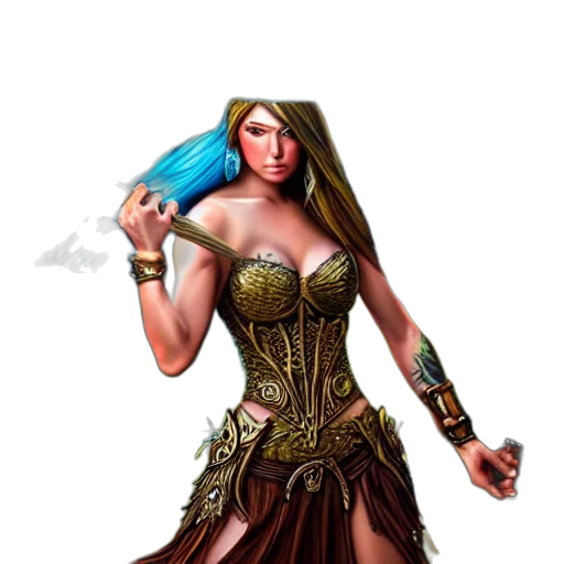 staff, dress, fantasy art, concept art transparent PNG cut-out