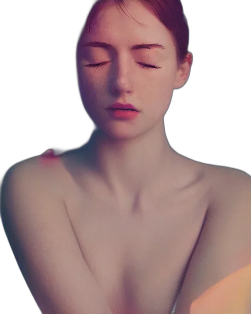 face, mask, robot, dress, photorealistic, 3d render, oil painting, concept art transparent PNG cut-out
