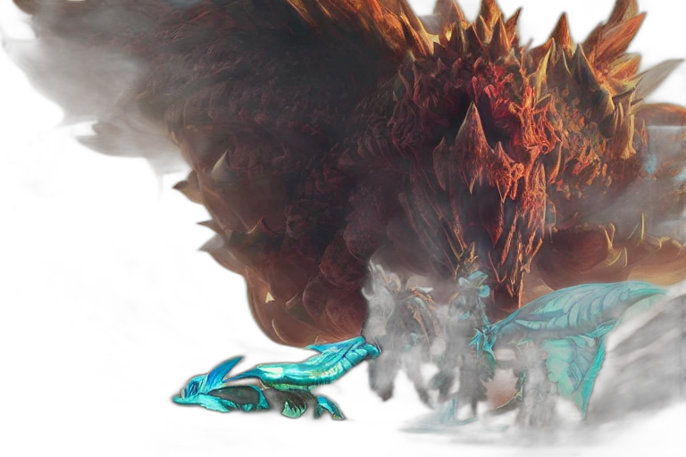 dragon, creature, concept art, fantasy art transparent PNG cut-out