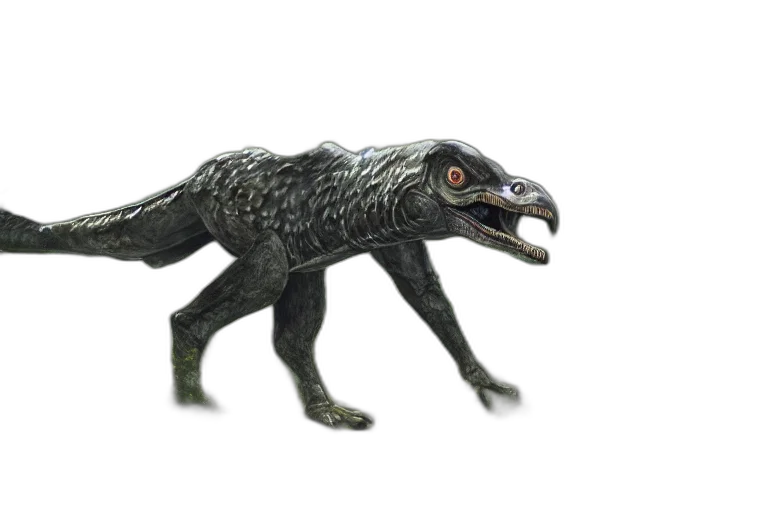 creature, animal, dragon, staff transparent PNG cut-out