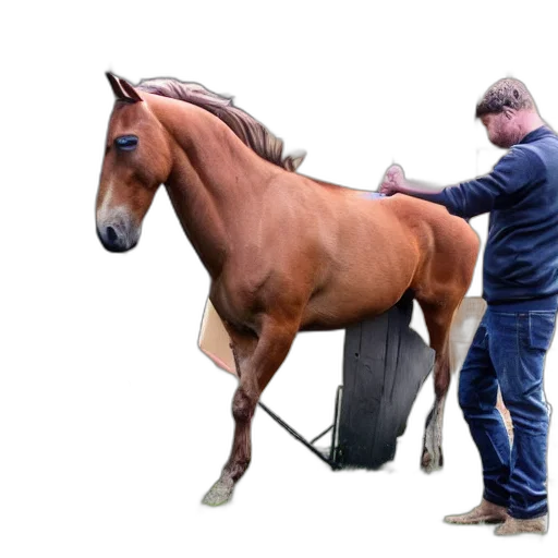 staff, animal, jacket, photorealistic transparent PNG cut-out