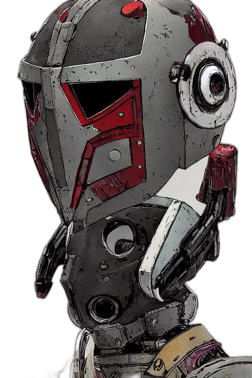 robot, mask, weapon, face transparent PNG cut-out