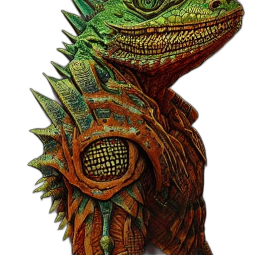 dragon, animal, creature, mask, photorealistic, concept art, 3d render, fantasy art transparent PNG cut-out