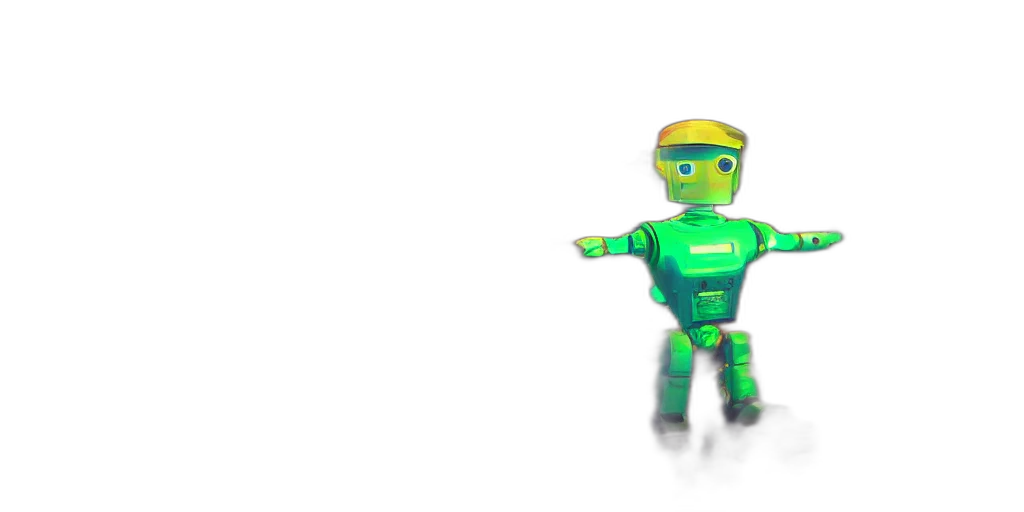 robot, creature, 3d render, concept art transparent PNG cut-out