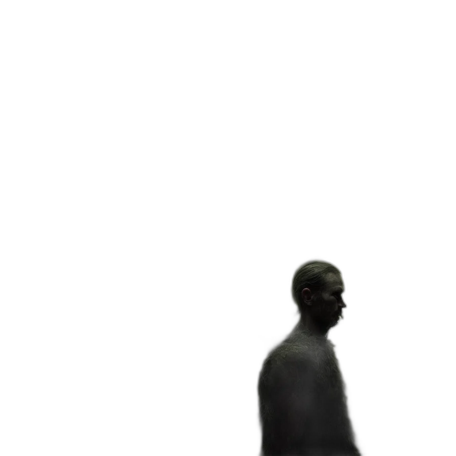 robot, face, creature, staff transparent PNG cut-out